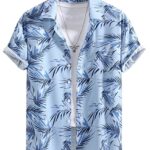 Leriya Fashion Men Regular Fit Shirt || Rayon Tropical Printed Regular Fit Shirts || Summer Wear Regular Fit Shirt || Perfect For Outing || Vacation Wear Regular Fit Shirt For Boys || Gift