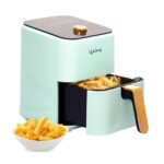 Lifelong 4L Air Fryer for Home - 1200W with Timer Control - Fryer Machine Electric Air-Fryer with 360° Hot Air Circulation Technology, Uses Up to 90% Less Oil (LLHFD423, Green)