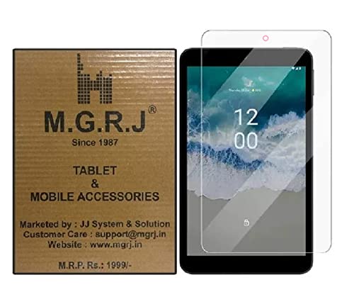 M.G.R.J® Tempered Glass Screen Protector for Nokia Tab T10 (8" inch) (2022)