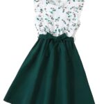 Niren Enterprise Hulk Frock with Beautiful Floral Print Baby Girl Dress