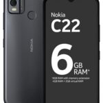 Nokia C22 | 3-Day Battery Life | 6GB RAM (4GB RAM + 2GB Virtual RAM) | 13 MP Dual Rear AI Camera with Night & Portrait Mode | IP52 | Charcoal