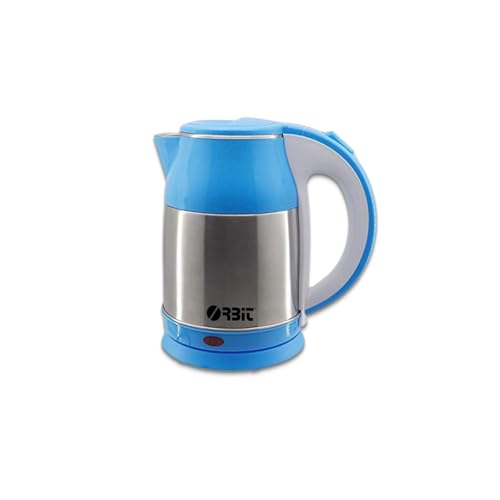 Orbit Scarlett 2 Litres Electric Kettle 1500 Watts with Thermo Anti-Fire Switch and Auto Switching Off Feature. (Sky Blue)