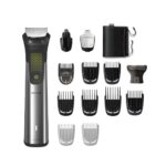 PHILIPS All Metal Stainless Steel Ultra Precision Pro Battery Powered,Rechargeable All-In-One Trimmer For Men|Head To Toe Multi-Groomer|120Min Run Time I Quick Charge|Mg9551/65