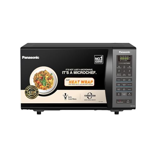 Panasonic 23L Convection Microwave Oven(NN-CT353BFDG,Black Mirror, 360° Heat Wrap, Magic Grill)