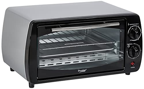 Prestige Potg 9 Pc Oven Toaster Grills (Grey ,9 Liter), 800 Watts