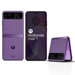 (Refurbished) Motorola razr 40 (Summer Lilac, 8GB RAM, 256GB Storage) | External AMOLED Display | 6.9" AMOLED 144Hz Display | 64MP Main Camera | Android 13