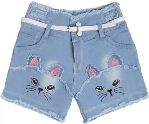 SADIA FASHION Breathable and Stretchable Casual Comfort Realxed Fit Denim Shorts for Girls