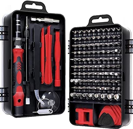 SAYKHUS 115 in 1 Home Appliance Use/For Multipurpose Application Screwdriver Set Mini Screwdriver Set for Mac/iPhone/iPad/Electronic/Tablet/Mobile/Laptop/PC/Kid Toys/Computer/Watch/Glasses