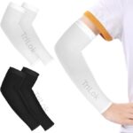 TriLok™ Children's Arm Sleeves Set - UV Shield - 2 Pairs, White & Black