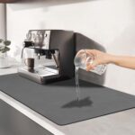 URBANMONK Dish Drying Mat for Kitchen Utensils | Microfiber Mats with Non-Slip Rubber Backed | Kitchen Mat for Wet Utensils | Water Absorbent Mats for Kitchen | 30 x 40 cm