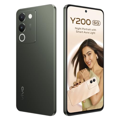 Vivo Y200 5G Mobile (Jungle Green, 8GB RAM, 256GB Storage) with No Cost EMI/Additional Exchange Offers