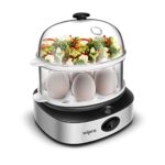 Wipro Vesta 360 Watt 4 in 1 Multicooker Egg Boiler|Concurrent Cooking|Boils up to 14 Eggs at a time |Steam Rice, Poach Eggs, Cook Vegetable & Boil Egg|3 Boiling Modes|2 Year Product Warranty