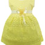 little PANDA Girls Fit & Flare Knee Length Embroidered Dress