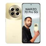 realme NARZO 70 Pro 5G (Glass Gold, 8GB RAM,128GB Storage) Dimensity 7050 5G Chipset | Horizon Glass Design | Segment 1st Flagship Sony IMX890 OIS Camera