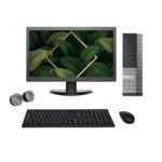 (Refurbished)Dell OptiPlex 19" HD All-in-One Desktop Computer Set (Intel i5 3rd Gen| 16 GB RAM| 256 GB SSD| 19" HD LED Monitor| Wireless KB & Mouse| Speakers| WiFi| Windows 10 Pro| MS Office)