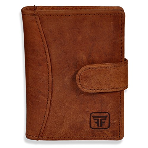 FASHION FREAK Card Holder for Men - Slim Leather Credit/ATM Card Wallet for Men