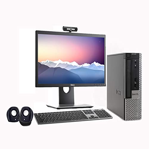 (Refurbished) Dell Optiplex 19 Inch All in One Desktop Set ( Intel i5 2nd Gen/ 4 GB/ 500 GB HDD /19" HD Monitor+Keyboard+Mouse+ HD Webcam+Mic+Speakers+Wifi+Display Port)/Windows 10 Pro/MS Office