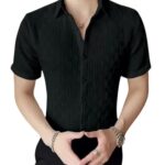 Lymio Casual Shirt for Men|| Regular Fit Shirt for Men|| Men Stylish Shirt (Zigzag)