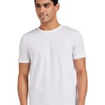 Amazon Brand - Symbol Men's Cotton Solid Round Neck Regular Fit T-Shirt