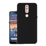 HELLO ZONE Exclusive Matte Finish Soft Back Case Cover for Nokia 4.2 - Black