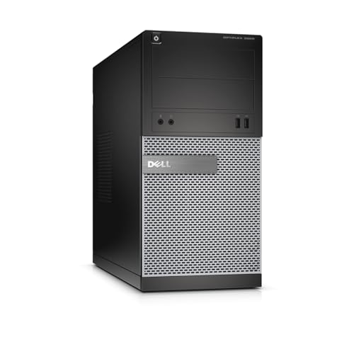 (Refurbished) Dell OptiPlex Desktop Computer PC (Intel i5 4th Gen| 16 GB RAM| 256 GB SSD| WiFi| Windows 10 Pro| MS Office| Intel HD Graphics| USB| Ethernet| VGA),Black
