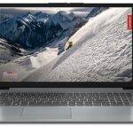 Lenovo IdeaPad 1 AMD Ryzen 5 5500U 15.6" (39.62cm) FHD Thin & Light Laptop (8GB/512GB SSD/Windows 11/Office 2021/HD Camera/1 Year ADP Free/Grey/1.6Kg), 82R400BGIN