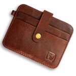 FASHION FREAK Card Holder for Men - Slim Leather Credit/ATM Card Wallet for Men