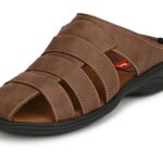FASHION VICTIM Men's Black Outdoor Sandals