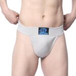 Gym Supporter Cotton Hernia Supporter with Cup Pocket Athletic Fit Brief Multi Sports Underwear Outdoor Inner and Wear Medical Supporter Grey (XXL)