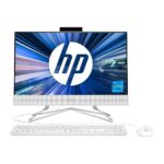 HP All-in-One PC Intel Pentium J5040 21.5-inch(54.6 cm) FHD Three-Sided Micro-Edge Display(8GB RAM/512GB SSD/Intel UHD Graphics/Win 11 Home/Wired Keyboard and Mouse Combo/MS Office)22-dd2686in, White