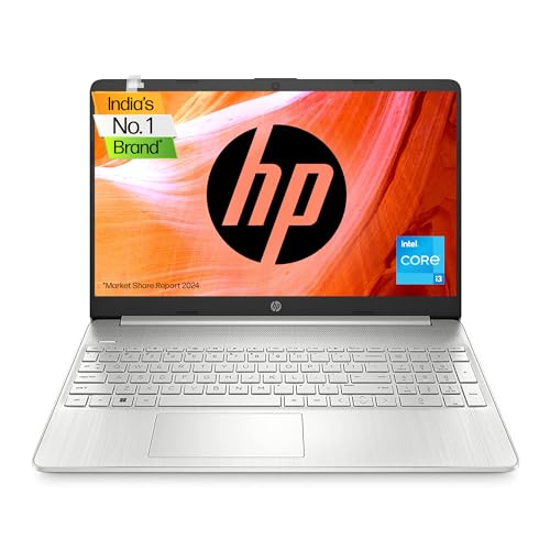 HP Laptop 15s, 12th Gen Intel Core i3, 15.6-inch (39.6 cm), 8GB DDR4, 512GB SSD, Thin & Light, Dual Speakers (Win 11, MSO 2021, Silver, 1.69 kg), fq5007TU / FQ5327TU