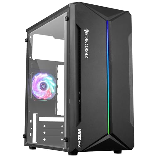 JUST GO FOR IT Ultimate Gaming PC: High-Performance Desktop Computer with Core i5| 2GB Graphics Card | 16GB Ram | 512GB SSD | Windows 11 Pro | RGB Lighting Gaming ATX Cabinet