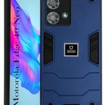 Jkobi Back Cover Case for Motorola Edge 40 Neo (Lightweight Hybrid Shockproof Polycarbonate| Slim Blue)