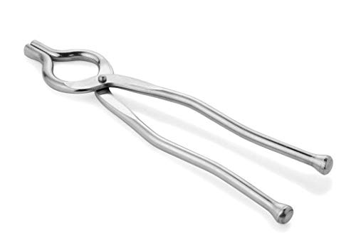 Kuber Industries Stainless Steel Pakkad, Sansi, Tong, Kitchen Tool pincer, Chimta, Utility Holder (Silver)