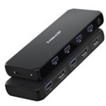Lemorele HDMI KVM Switch, 4K@30Hz HDMI USB Switch for 1 Monitor 2 Computers, USB 3.0 KVM Switches Sharing Keyboard, Video and Mouse