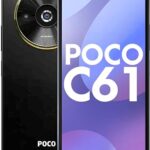 POCO C61 (Diamond Dust Black, 4GB RAM, 64GB Storage)