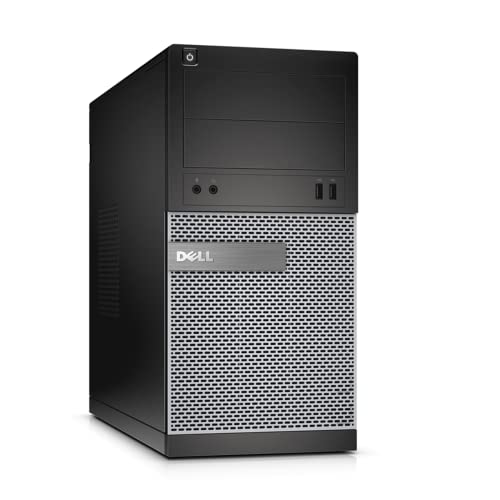 (Refurbished) Dell Optiplex Desktop Computer PC (Intel Core i5 2nd Gen, 8 GB RAM, 256 GB SSD, Windows 10 Pro, MS Office, Intel HD Graphics, USB, VGA), Black
