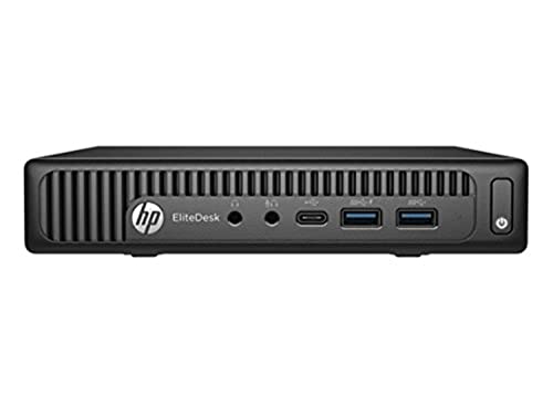 (Refurbished) HP EliteDesk 800 G2 Mini PC (Intel Core i5 6th gen, 8 GB DDR4 RAM, 512 GB SSD, Windows 11, WiFi, MS Office|Intel HD Graphics|USB, Ethernet,DP), Black