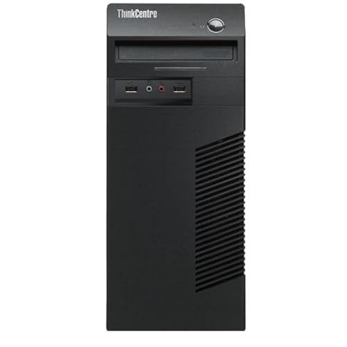 (Refurbished) Lenovo ThinkCentre Desktop Computer PC (Intel Core i5 2nd Gen, 8 GB RAM, 256 GB SSD, Windows 10 Pro, MS Office, Intel HD Graphics, USB, VGA), Black