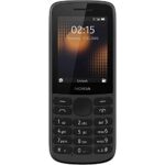 (Refurbished) Nokia 215 4G Dual SIM 4G Phone with Long Battery Life, Multiplayer Games, Wireless FM Radio and Durable Ergonomic Design – Black