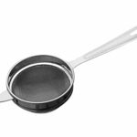 SignoraWare Kitchen Tools Stainless Steel(Food Grade) Steelo Tea Strainer/Chai Chhalni/Coffee Strainer/Tea Filter/Juice and Oil Filter with Stainless Steel Single MESH No.2 (Dia 8 cm)