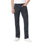 Urbano Fashion Men's Black Washed Bootcut Jeans Stretchable