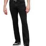 Urbano Fashion Men's Washed Bootcut Jeans Stretchable