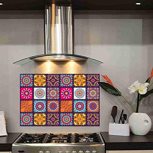 Wall Attraction™ Waterproof Self Adhesive Peel Off Easy Clean Beautiful Kitchen Wall Tiles Sticker SIZE - 30x18.3inch Material - Vinyl (Pack of 1)