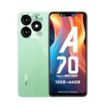 itel A70 (4GB RAM, 64GB ROM) Upto 12GB RAM with Memory Fusion | 13MP Dual Rear Camera & 8MP Front Camera | 5000mAh with Type-C | Dynamic Bar | Side Fingerprint | Octa-Core Processor | Field Green