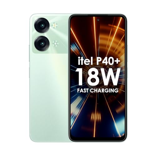 itel P40+ | 4GB RAM+128GB ROM | 13MP AI Rear Camera | 7000mAh Battery | 18W Fast Charging | 6.8" HD+ IPS Punch Hole 90Hz Display | Ice Cyan