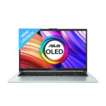 ASUS Vivobook Go 15 (OLED) 2023, AMD Ryzen 5 7520U, 15.6" (39.62 cm) FHD OLED, Thin & Light Laptop (8GB/512GB SSD/Windows 11/Office 2021/Alexa Built-in/Backlit KB/Green Grey/1.63 kg), E1504FA-LK523WS