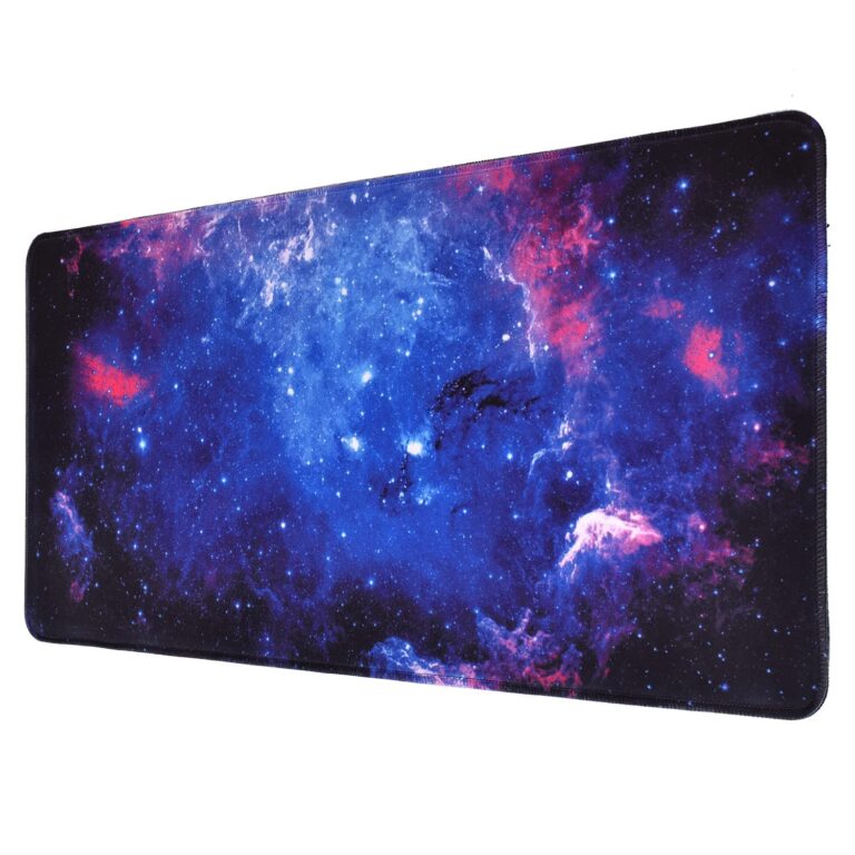 Seagull flight of fashion Large Extended Mouse Pad XXL with Non-Slip Rubber Base, Stitched Edge Mouse Mat for Laptop, Computer & Desk - 60 x 30 x 0.2 cm - Galaxy