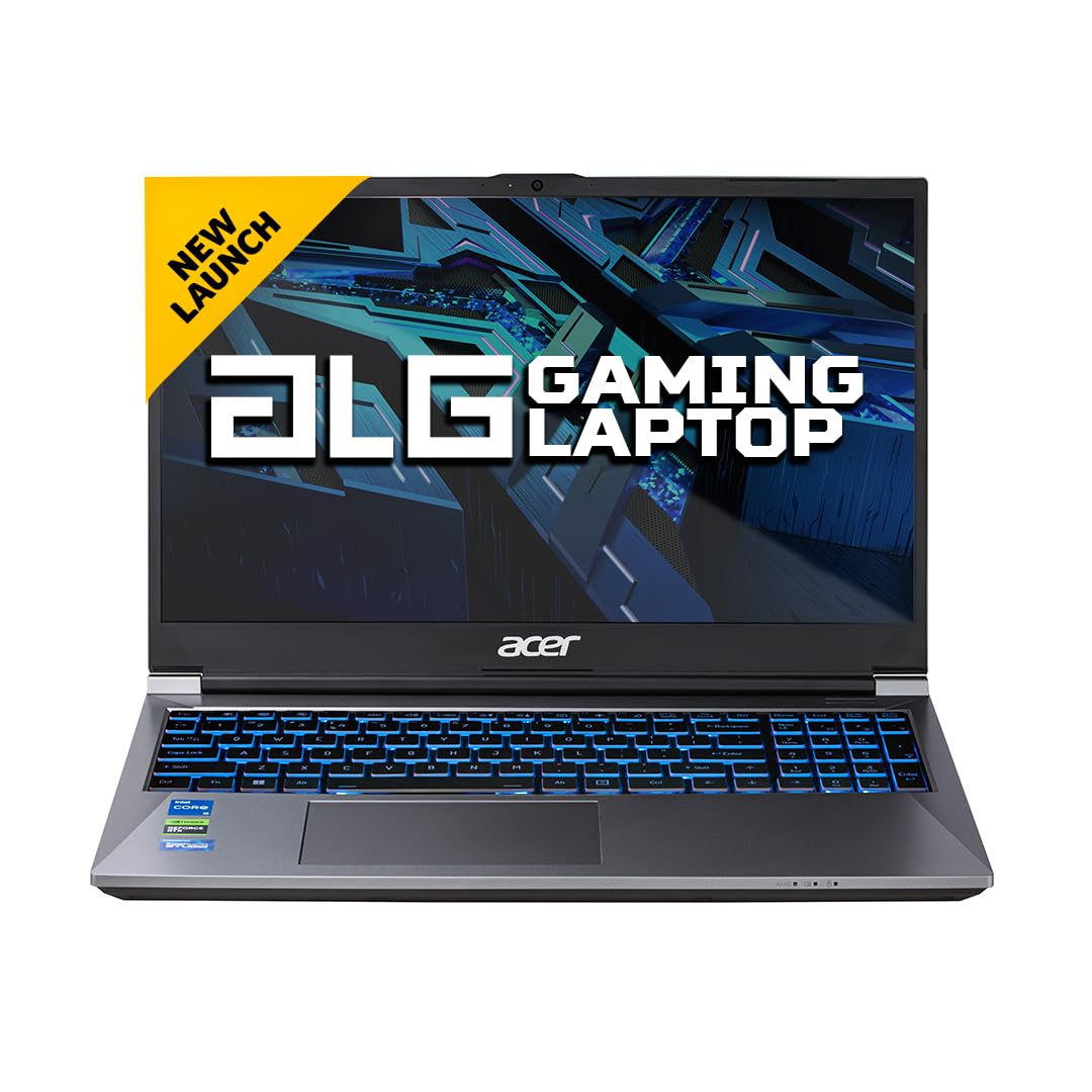 Acer ALG 12th Gen Intel Core i5 Gaming Laptop (16GB RAM/512GB SSD/6GB RTX 3050 Graphics/144Hz/Win11Home/Wifi 6) AL15G-52, 39.62cm (15.6 inch) FHD Display, Premium Metal Body, Steel Gray, 1.59KG