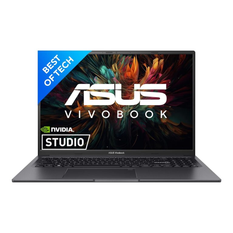 ASUS Creator Series Vivobook 16X (2023), Intel Core i5-12450H 12th Gen, 16" (40.64 cm) FHD+ 120Hz, Creator/Gaming Laptop (16GB/512GB/6GB RTX 4050 /Win11/70WHr /Black/1.8 kg), K3605ZU-MB541WS